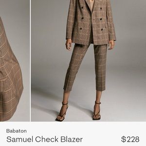 Aritzia Samuel Check Blazer